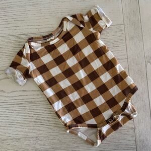 Kate Quinn Bamboo Gingham Tee Onsie